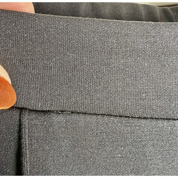 Soma Luxe Modal Wide Leg High Rise Pull On Pants  Women's Size Large Black NWT - Picture 4 of 9